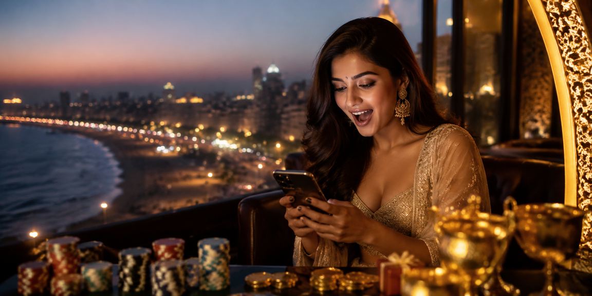 Players enjoying slots and cricket betting near Chennai’s Marina Beach