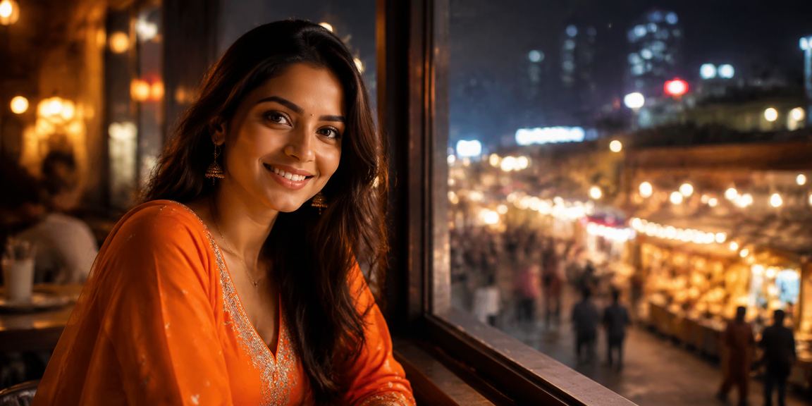 Player enjoying Andar Bahar game on mobile in Bandra, Mumbai at night market